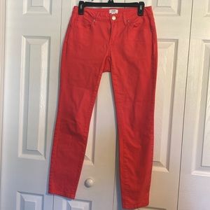 Crown and Ivy pants. Size 2. Coral/salmon color